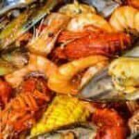 S2 Crawfish. Shrimp. Snow Crab Leg. Sausages. 1c. 2p & 1e
